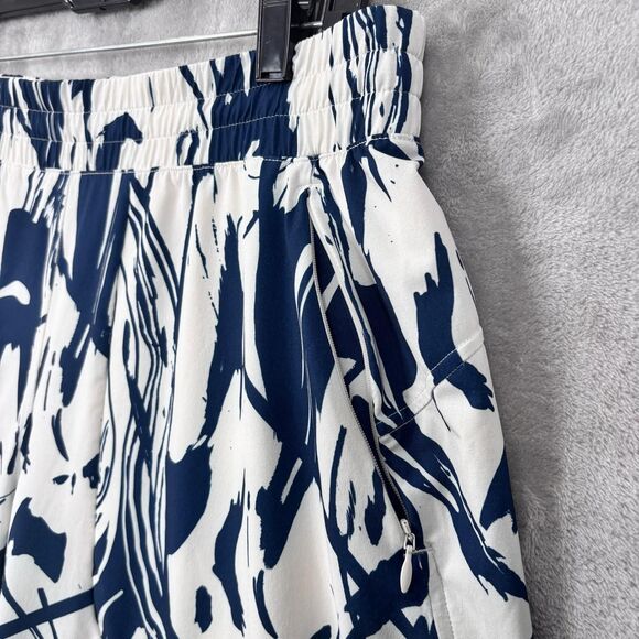 Lululemon Swift Mid-Rise Wide Leg Pant Sz 12 Whimsical Meld Wp Bone Mineral Blue - Picture 4 of 15